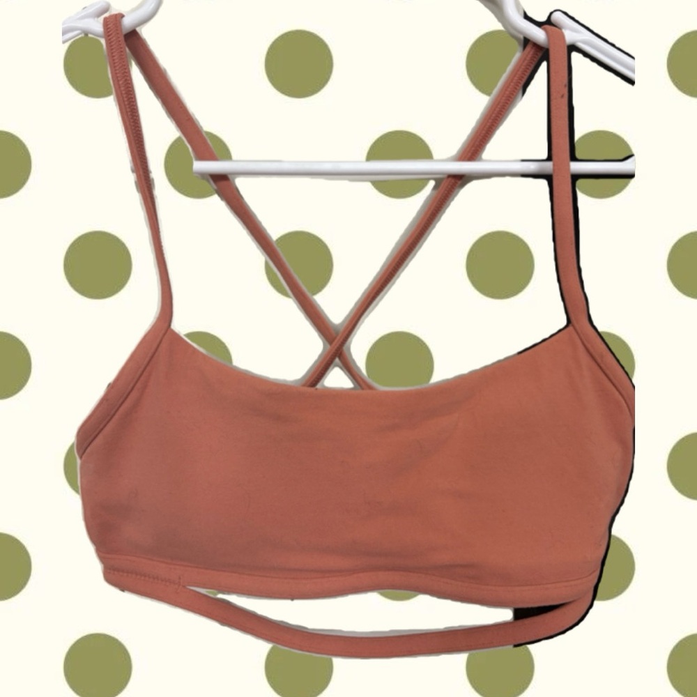 Women's Strappy Back Bralette - Tan